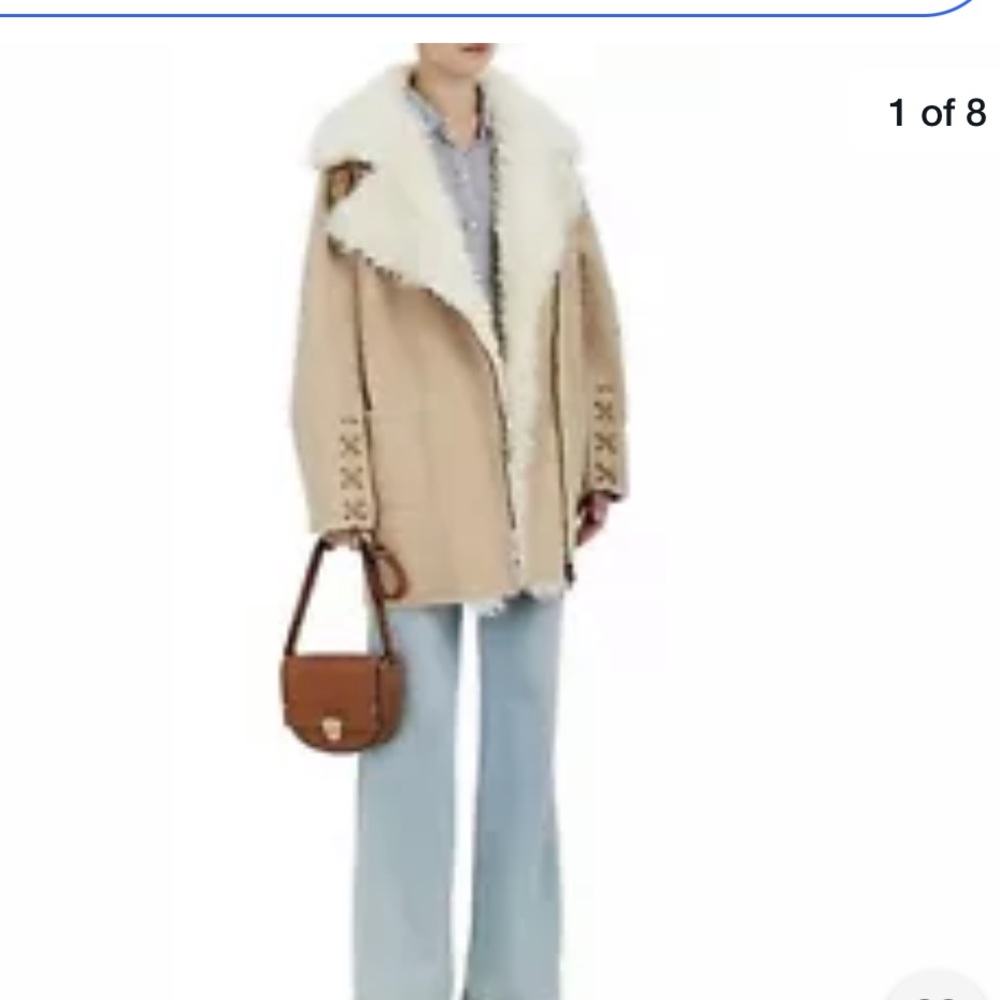 Ulla Johnson Hayden Shearling Mongolian Fur Coat